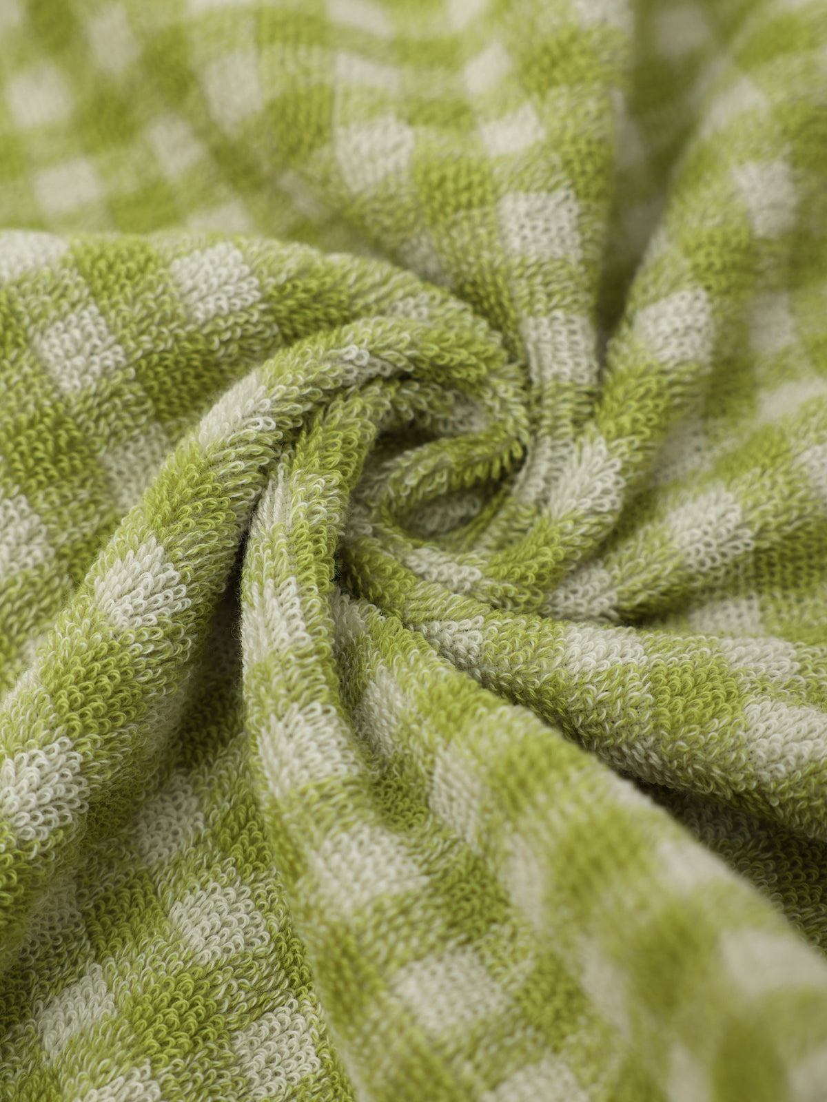 Gingham Grid Cotton Bath Towel original reference image 13