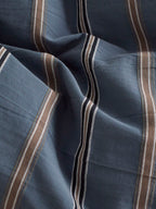 Harbor Ridge Stripe Cotton Jacquard Duvet Cover original reference image 7
