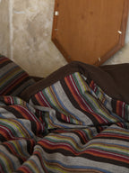 Hearth Stripe Cotton Muslin Duvet Cover original reference image 8