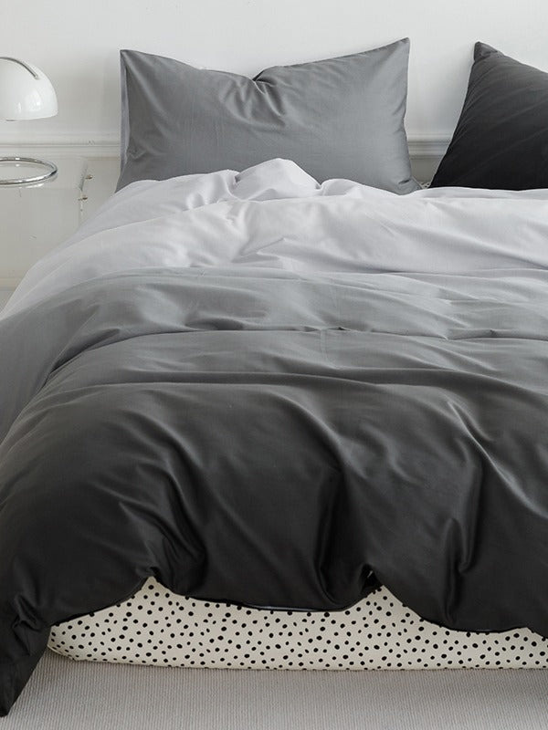 Horizon Gradient Cotton Duvet Cover original reference image 5