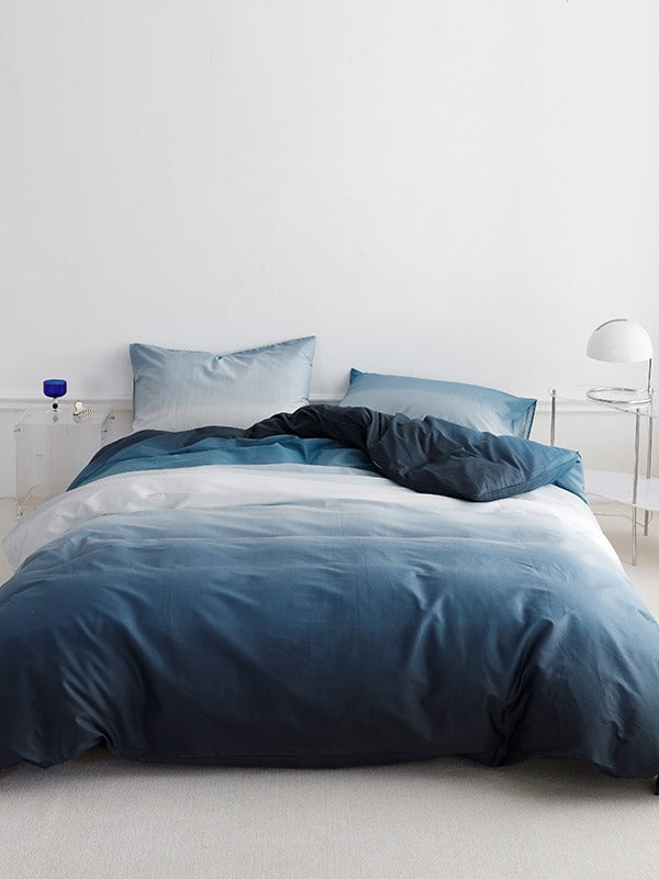 Horizon Gradient Cotton Duvet Cover original reference image 9