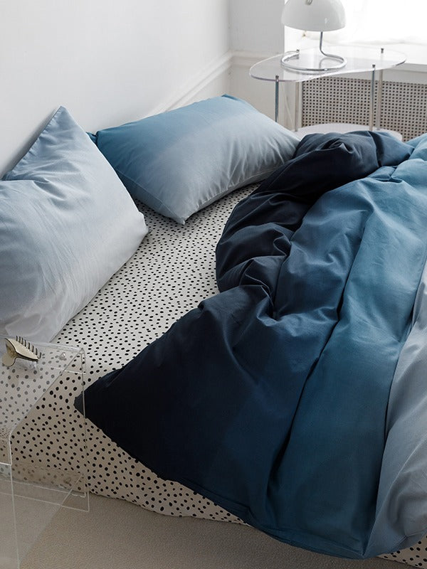 Horizon Gradient Cotton Duvet Cover original reference image 10