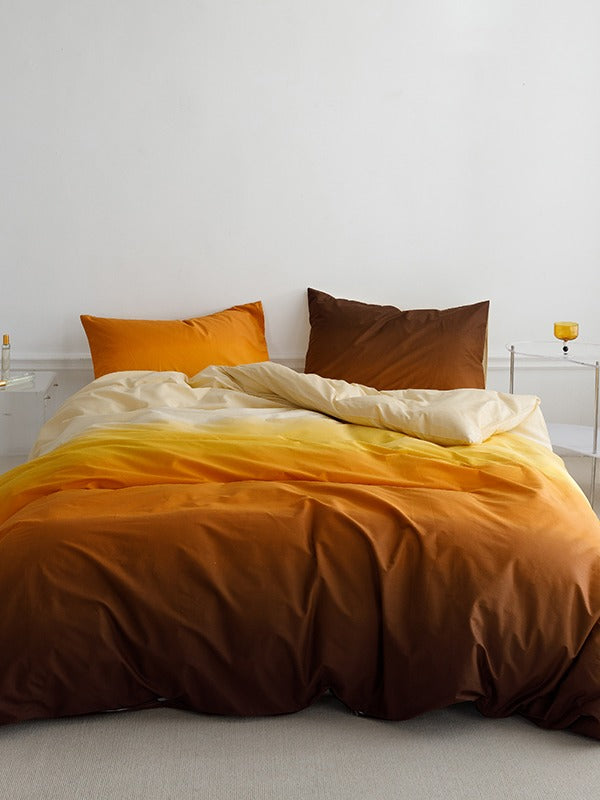 Horizon Gradient Cotton Duvet Cover original reference image 19