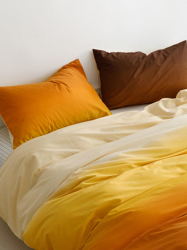 Horizon Gradient Cotton Duvet Cover original reference image 20