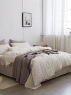 Ivory Mist Cotton Seersucker Duvet Cover original reference image 2