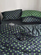 Juniper Dot Printed Cotton Sateen Duvet Cover original reference image 8