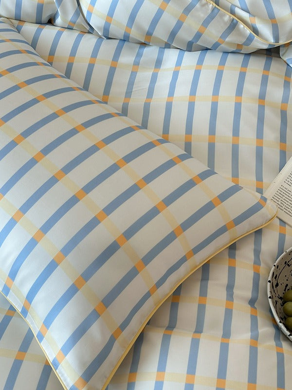 Lemon Fizz Tencel Duvet Cover original reference image 9