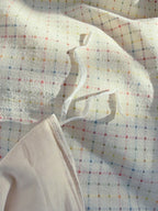 Loom Stripe Washed Cotton Duvet Cover original reference image 5