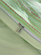 Loom Stripe Washed Cotton Duvet Cover original reference image 13