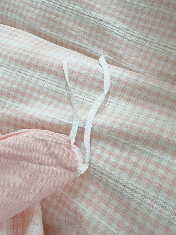 Loom Stripe Washed Cotton Duvet Cover original reference image 33