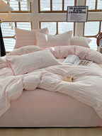 Loom Stripe Washed Cotton Duvet Cover original reference image 36