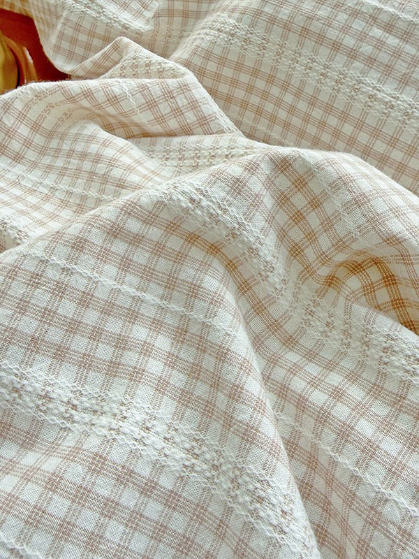 Loom Stripe Washed Cotton Duvet Cover original reference image 46