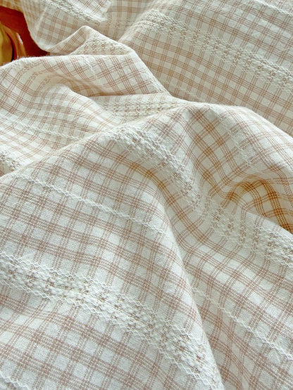 Loom Stripe Washed Cotton Duvet Cover original reference image 46
