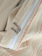 Loom Stripe Washed Cotton Duvet Cover original reference image 49