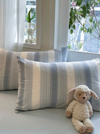 Loom Waffle Stripe Cotton Duvet Cover original reference image 11