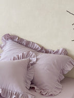 Luna Ruffle Cotton Muslin Pillowcase original reference image 20