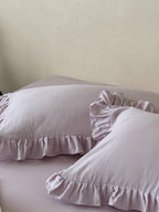 Luna Ruffle Cotton Muslin Pillowcase original reference image 34