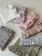 Luna Ruffle Cotton Muslin Pillowcase original reference image 45