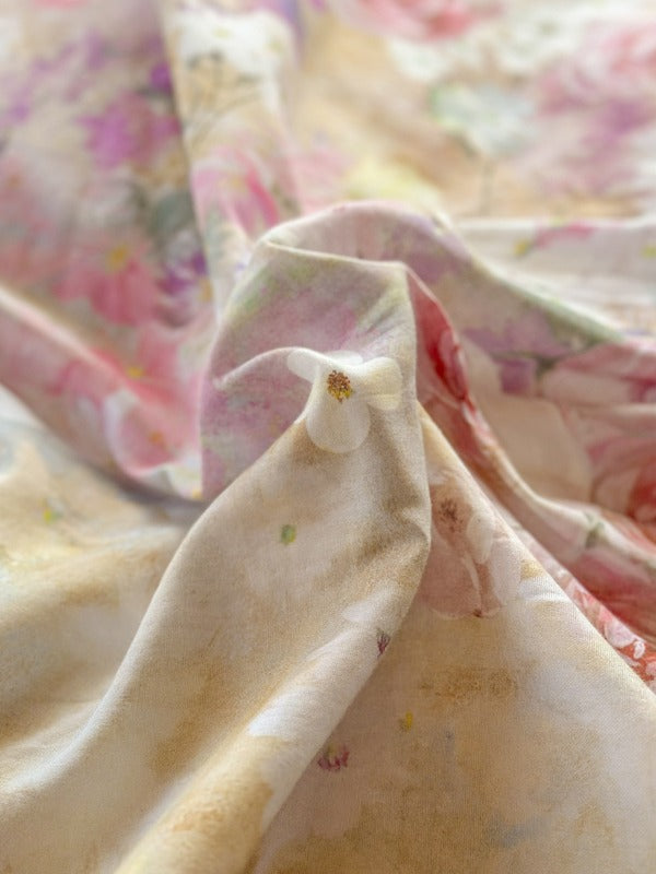 Maison Ruffle Printed Cotton Muslin Duvet Cover original reference image 19