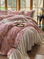 Maison Ruffle Printed Cotton Muslin Duvet Cover original reference image 25