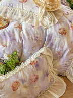 Maison Ruffle Printed Cotton Muslin Duvet Cover original reference image 32