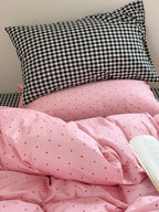 Mallow Contrast Washed Cotton Duvet Cover original reference image 8