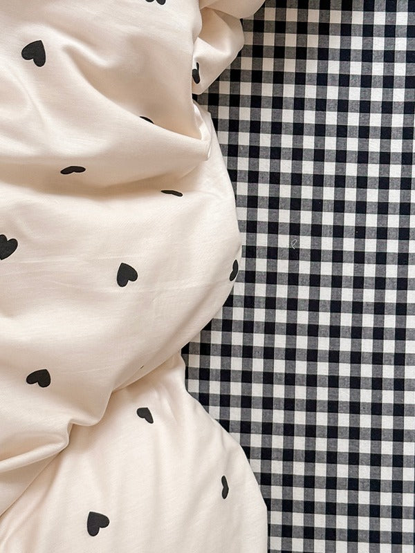 Mallow Contrast Washed Cotton Duvet Cover original reference image 13
