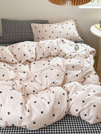 Mallow Contrast Washed Cotton Duvet Cover original reference image 17