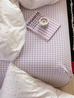Mallow Contrast Washed Cotton Duvet Cover original reference image 22