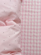 Mallow Contrast Washed Cotton Duvet Cover original reference image 25