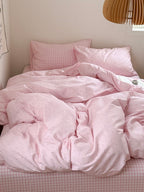 Mallow Contrast Washed Cotton Duvet Cover original reference image 28