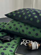 Matcha Dot Printed Cotton Sateen Duvet Cover original reference image 8