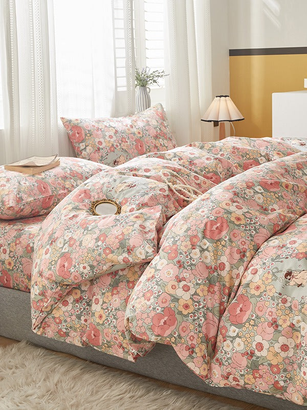 Meadow Atelier Printed Cotton Duvet Cover original reference image 6
