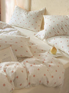 Meadow Clip Jacquard Brushed Cotton Duvet Cover original reference image 6