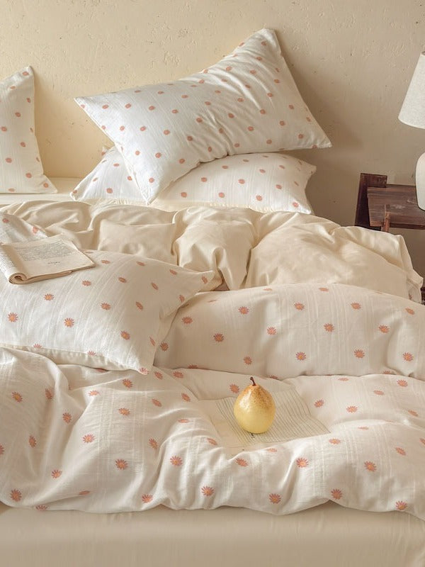 Meadow Clip Jacquard Brushed Cotton Duvet Cover original reference image 8