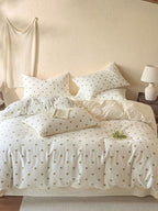 Meadow Clip Jacquard Brushed Cotton Duvet Cover original reference image 10