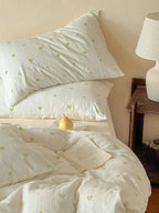 Meadow Clip Jacquard Brushed Cotton Duvet Cover original reference image 23