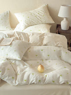 Meadow Clip Jacquard Brushed Cotton Duvet Cover original reference image 24