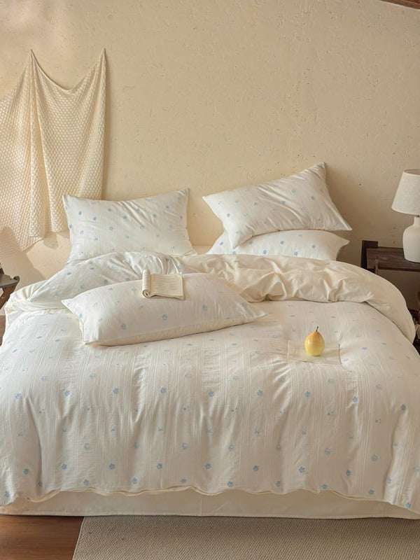 Meadow Clip Jacquard Brushed Cotton Duvet Cover original reference image 25