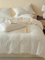 Meadow Clip Jacquard Brushed Cotton Duvet Cover original reference image 27