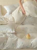 Meadow Clip Jacquard Brushed Cotton Duvet Cover original reference image 28