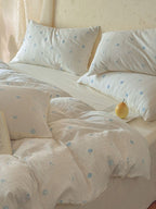 Meadow Clip Jacquard Brushed Cotton Duvet Cover original reference image 30