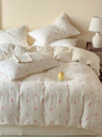 Meadow Clip Jacquard Brushed Cotton Duvet Cover original reference image 35