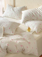 Meadow Clip Jacquard Brushed Cotton Duvet Cover original reference image 38