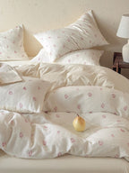 Meadow Clip Jacquard Brushed Cotton Duvet Cover original reference image 48