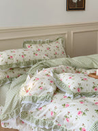 Meadow Garden Printed Cotton Duvet Cover original reference image 3
