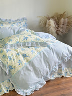 Meadow Garden Printed Cotton Duvet Cover original reference image 12