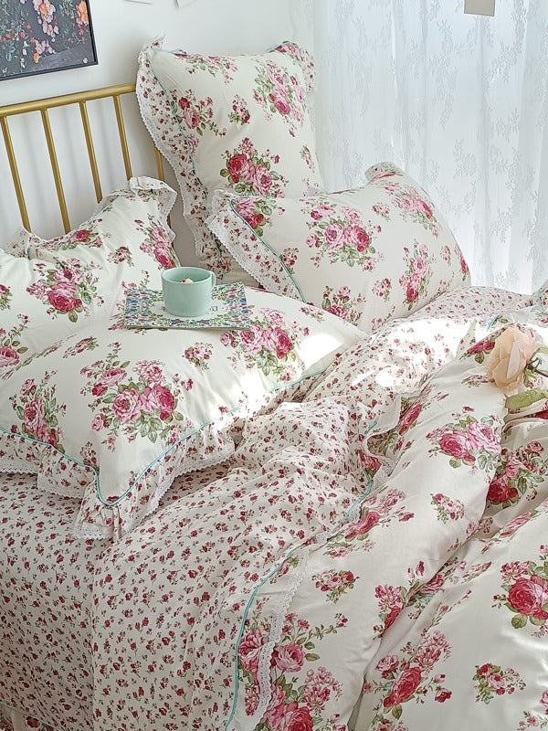 Meadow Garden Printed Cotton Duvet Cover original reference image 14