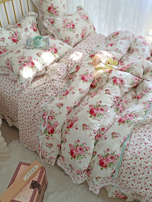 Meadow Garden Printed Cotton Duvet Cover original reference image 15