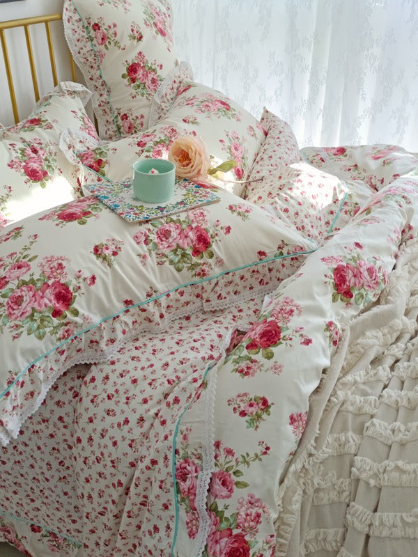 Meadow Garden Printed Cotton Duvet Cover original reference image 17